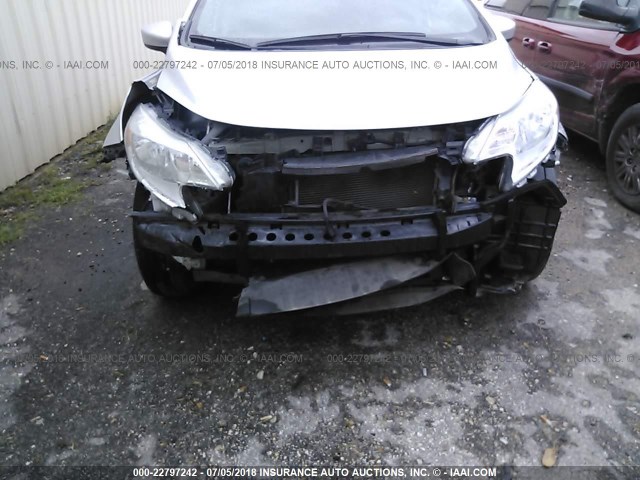 3N1CE2CP9FL371658 - 2015 NISSAN VERSA NOTE S/S PLUS/SV/SL/SR SILVER photo 6