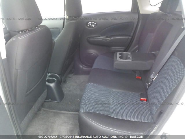 3N1CE2CP9FL371658 - 2015 NISSAN VERSA NOTE S/S PLUS/SV/SL/SR SILVER photo 8