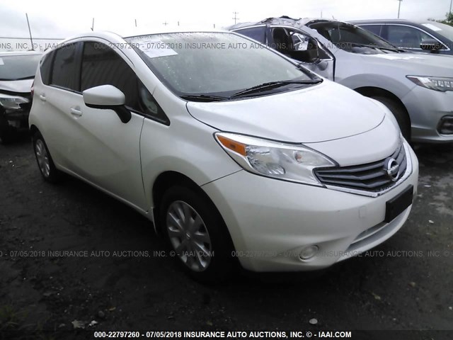 3N1CE2CP2FL439766 - 2015 NISSAN VERSA NOTE S/S PLUS/SV/SL/SR WHITE photo 1