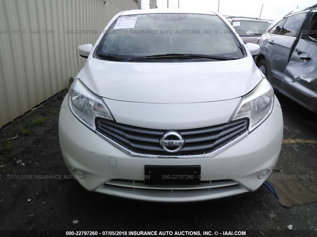 3N1CE2CP2FL439766 - 2015 NISSAN VERSA NOTE S/S PLUS/SV/SL/SR WHITE photo 6