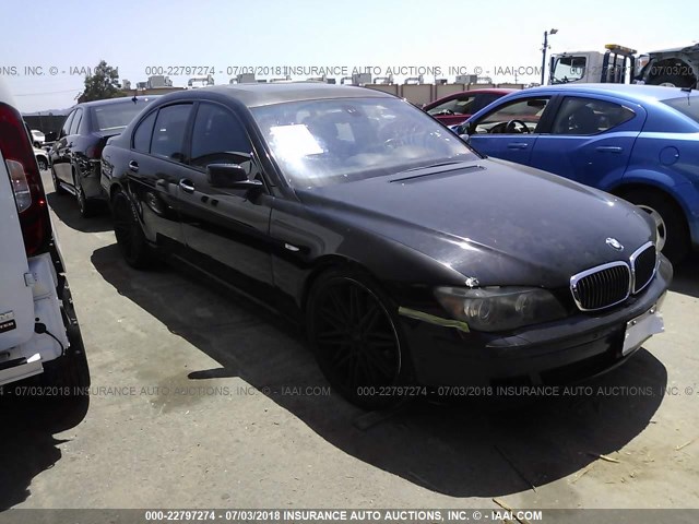 WBAHL83557DT08586 - 2007 BMW 750 I BLACK photo 1