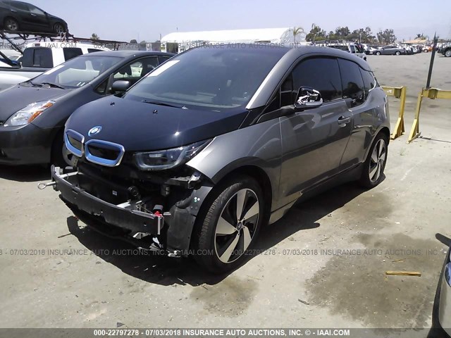 WBY1Z8C34HV890935 - 2017 BMW I3 REX GRAY photo 2