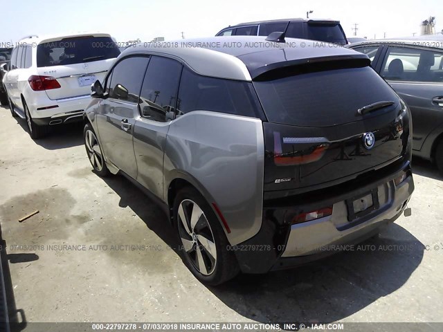 WBY1Z8C34HV890935 - 2017 BMW I3 REX GRAY photo 3