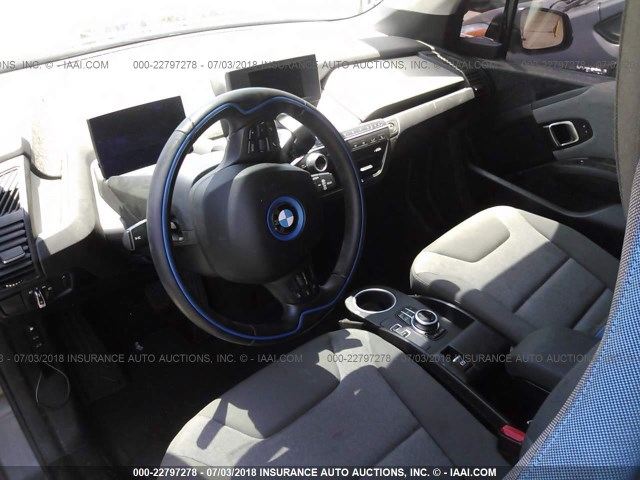 WBY1Z8C34HV890935 - 2017 BMW I3 REX GRAY photo 5