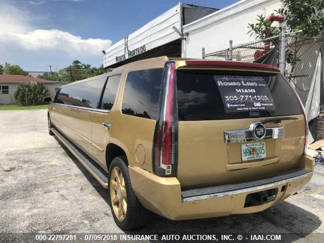 1GYEC63848R108320 - 2008 CADILLAC ESCALADE LUXURY BROWN photo 3