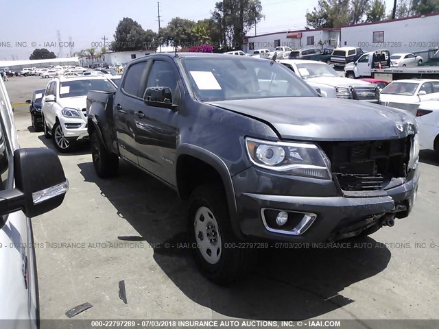 1GCGTCE30F1163809 - 2015 CHEVROLET COLORADO Z71 GRAY photo 1