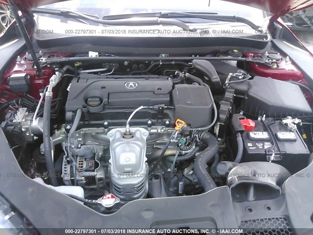 19UUB1F51JA000185 - 2018 ACURA TLX TECH RED photo 10