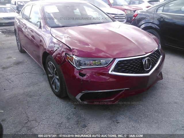 19UUB1F51JA000185 - 2018 ACURA TLX TECH RED photo 6