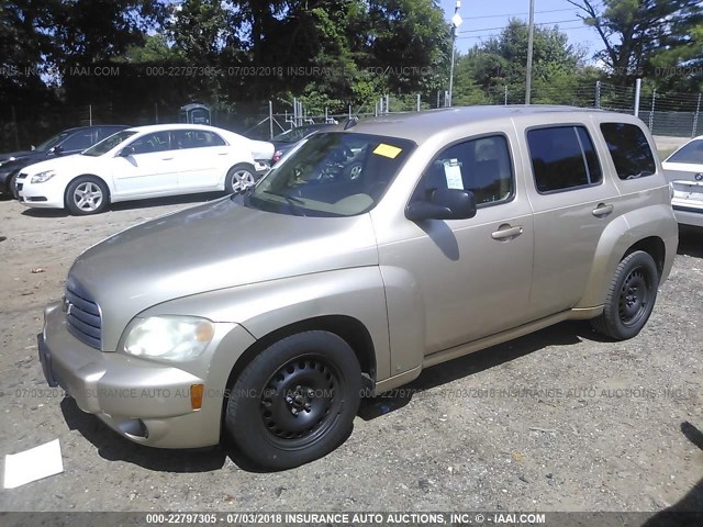 3GNCA13D58S665681 - 2008 CHEVROLET HHR LS Qızıl foto 2