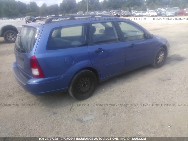 1FAHP36392W199315 - 2002 FORD FOCUS SE/SE COMFORT/ZTW/SE SPRT BLUE photo 4