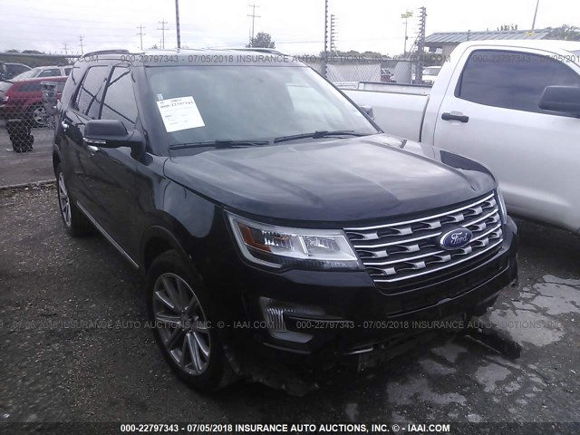 1FM5K7F88HGD22177 - 2017 FORD EXPLORER LIMITED 黑色 照片 1