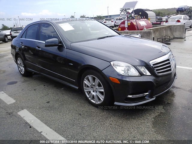 WDDHF2EB8CA561316 - 2012 MERCEDES-BENZ E 350 BLUETEC GRAY photo 1