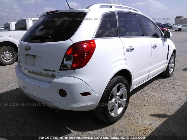 3GNAL3EK9FS520276 - 2015 CHEVROLET CAPTIVA LT WHITE photo 4