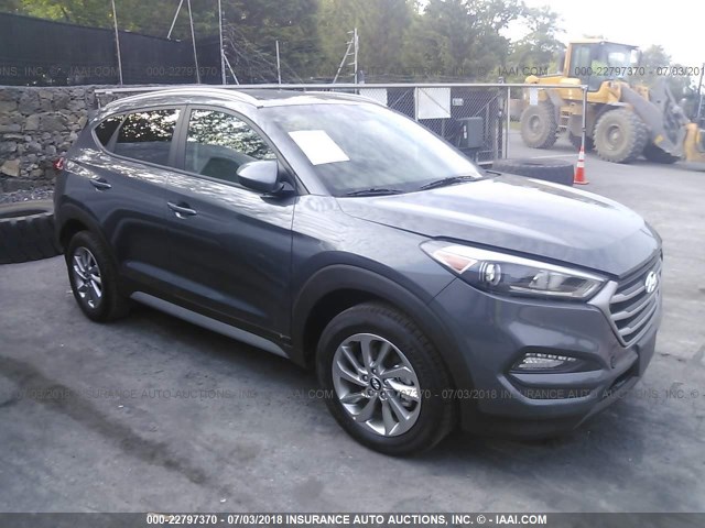 KM8J3CA46JU680006 - 2018 HYUNDAI TUCSON LIMITED/SPORT AND ECO/SE GRAY photo 1