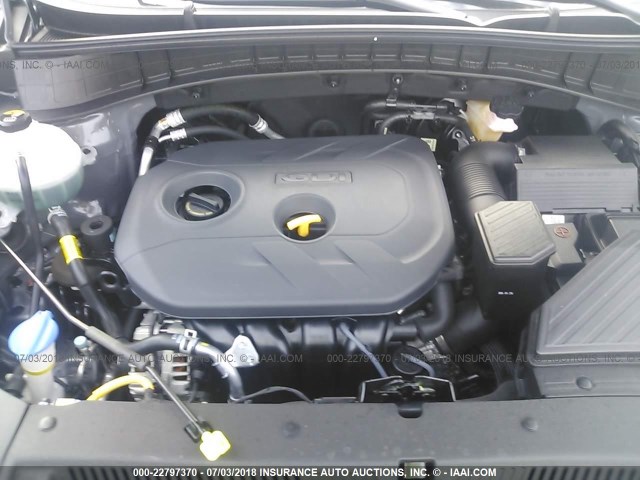 KM8J3CA46JU680006 - 2018 HYUNDAI TUCSON LIMITED/SPORT AND ECO/SE GRAY photo 10