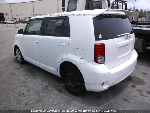 JTLZE4FEXCJ007401 - 2012 TOYOTA SCION XB თეთრი ფოტო 3
