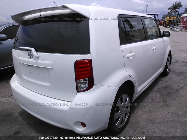 JTLZE4FEXCJ007401 - 2012 TOYOTA SCION XB თეთრი ფოტო 4