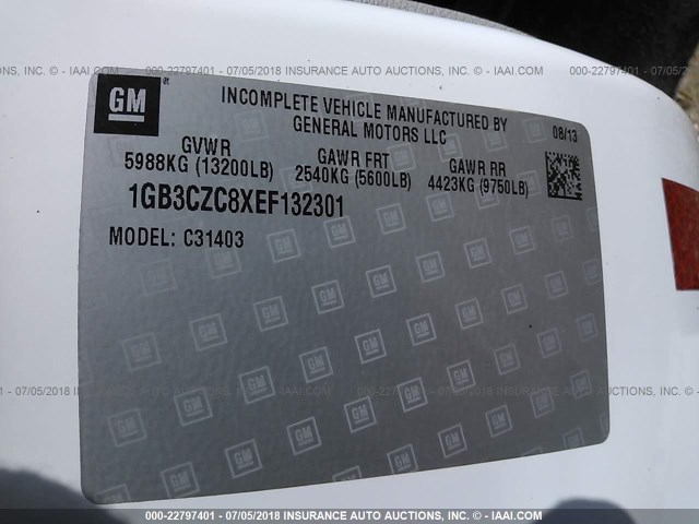 1GB3CZC8XEF132301 - 2014 CHEVROLET SILVERADO C3500 Unknown photo 10