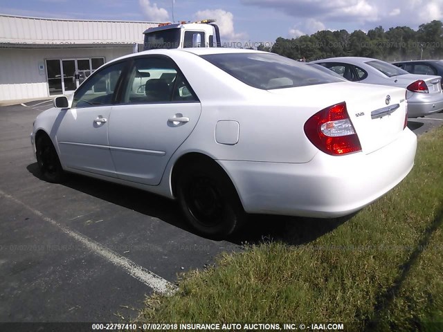 4T1BE32K93U151504 - 2003 TOYOTA CAMRY LE/XLE/SE თეთრი ფოტო 3