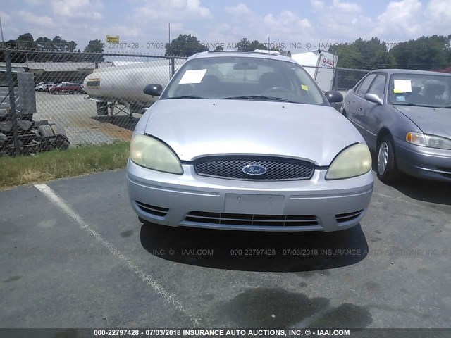 1FAFP55S34G158946 - 2004 FORD TAURUS SES SILVER photo 6