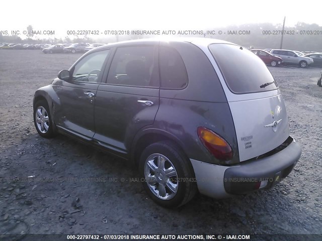 3C8FY68B54T335516 - 2004 CHRYSLER PT CRUISER LIMITED GRAY photo 3