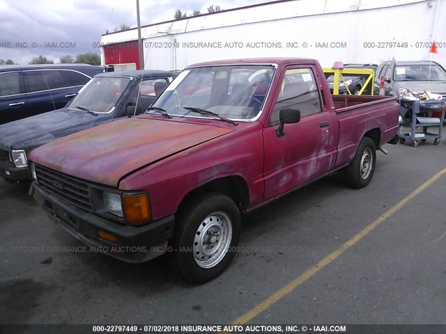 JT4RN50R1G0176568 - 1986 TOYOTA PICKUP 1/2 TON RN50 RED photo 2