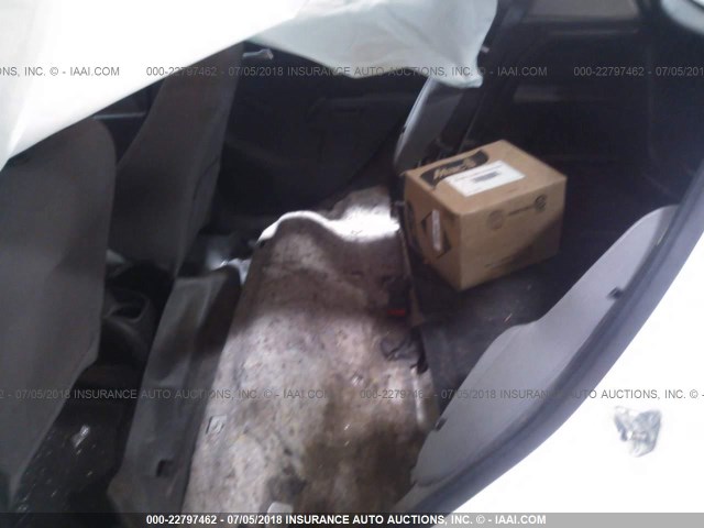 1G1JA6SH6C4145668 - 2012 CHEVROLET SONIC LS WHITE photo 8