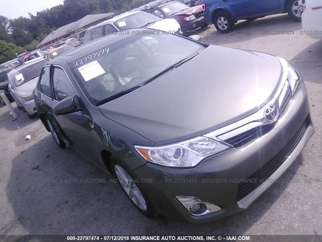 4T1BF1FK3EU852361 - 2014 TOYOTA CAMRY L/SE/LE/XLE 灰色 照片 1