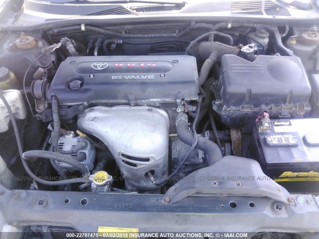 4T1BE32K52U538355 - 2002 TOYOTA CAMRY LE/XLE/SE მწვანე ფოტო 10