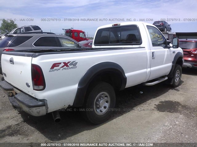 1FTSF31F53EA58382 - 2003 FORD F350 SRW SUPER DUTY WHITE photo 4