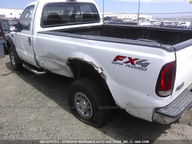 1FTSF31F53EA58382 - 2003 FORD F350 SRW SUPER DUTY WHITE photo 6