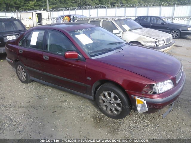 YV1VS2551YF554621 - 2000 VOLVO S40 Қызыл фото 1