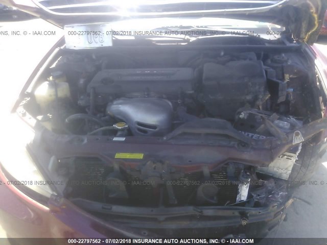 4T1BE30K65U062673 - 2005 TOYOTA CAMRY LE/XLE/SE 红色 照片 10