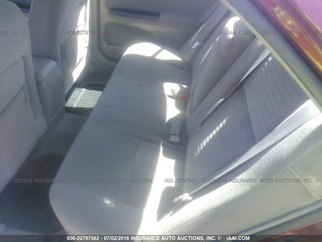 4T1BE30K65U062673 - 2005 TOYOTA CAMRY LE/XLE/SE 红色 照片 8