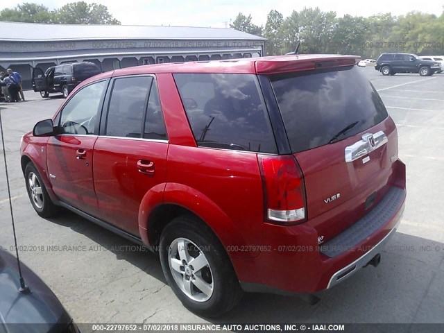 5GZCZ33Z37S801954 - 2007 SATURN VUE HYBRID RED photo 3