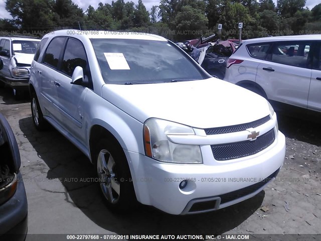 2CNDL937986347542 - 2008 CHEVROLET EQUINOX SPORT WHITE photo 1