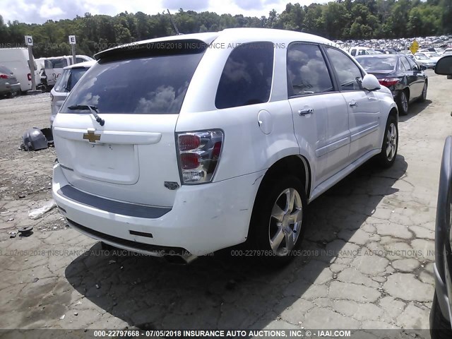 2CNDL937986347542 - 2008 CHEVROLET EQUINOX SPORT WHITE photo 4