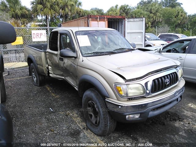 5TESM92N24Z439670 - 2004 TOYOTA TACOMA XTRACAB PRERUNNER GOLD photo 1