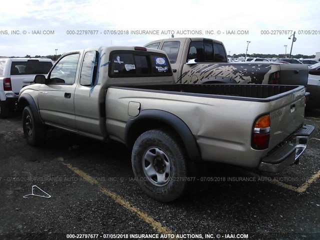 5TESM92N24Z439670 - 2004 TOYOTA TACOMA XTRACAB PRERUNNER GOLD photo 3