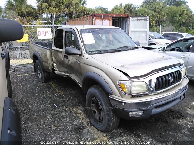 5TESM92N24Z439670 - 2004 TOYOTA TACOMA XTRACAB PRERUNNER ოქროსფერი ფოტო 6
