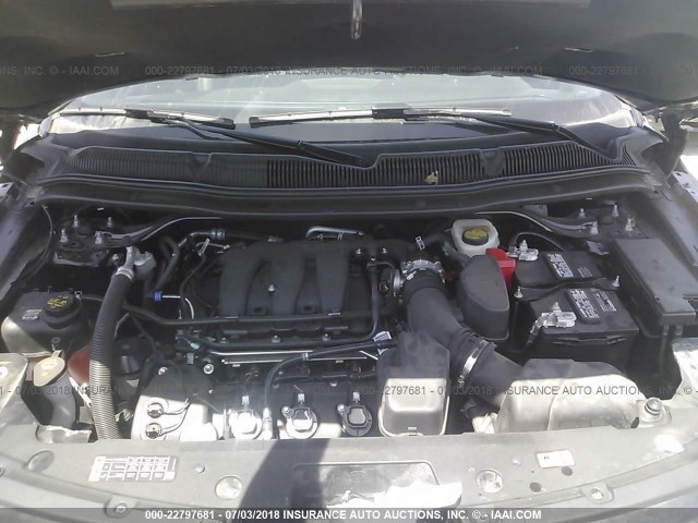 1FM5K7F84JGA04773 - 2018 FORD EXPLORER LIMITED 黑色 照片 10