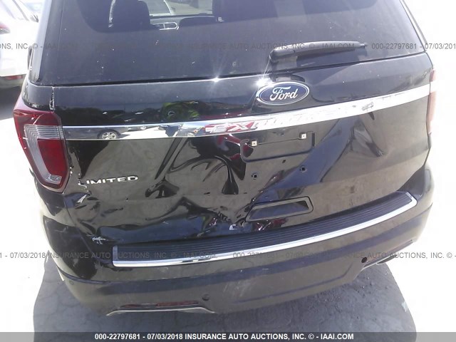 1FM5K7F84JGA04773 - 2018 FORD EXPLORER LIMITED 黑色 照片 6