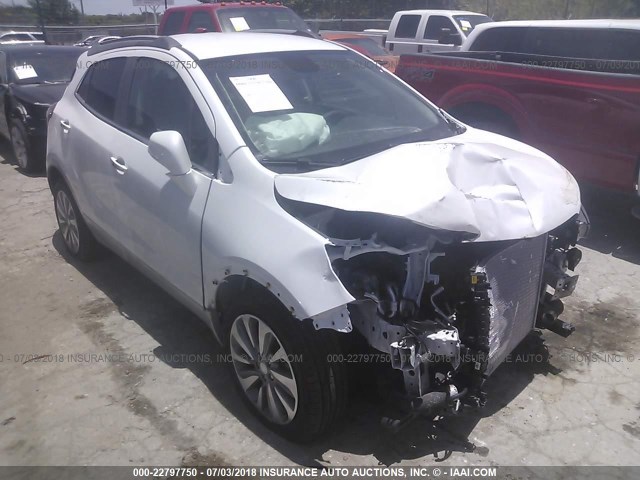 KL4CJASB6JB594298 - 2018 BUICK ENCORE PREFERRED Ақ фото 1