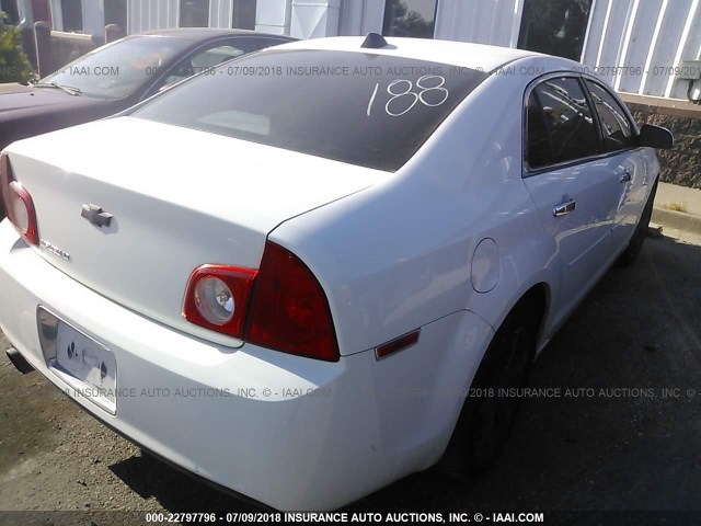 1G1ZC5E06CF289965 - 2012 CHEVROLET MALIBU 1LT 白色 照片 4