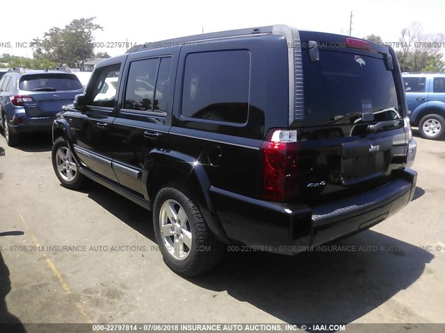 1J8HG48K28C111938 - 2008 JEEP COMMANDER SPORT BLACK photo 3