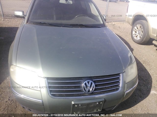 WVWRH63B92P072017 - 2002 VOLKSWAGEN PASSAT GLX 绿色 照片 6