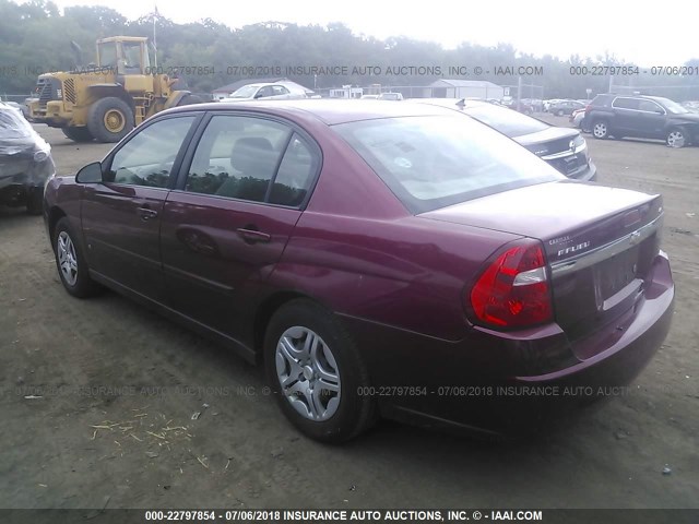 1G1ZS58F87F302868 - 2007 CHEVROLET MALIBU LS Tünd qırmızı foto 3