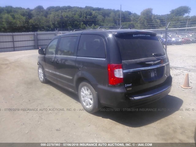 2C4RC1BG0ER215423 - 2014 CHRYSLER TOWN & COUNTRY TOURING BLACK photo 3