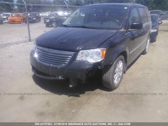 2C4RC1BG0ER215423 - 2014 CHRYSLER TOWN & COUNTRY TOURING BLACK photo 6