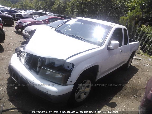 1GCESCF90B8110560 - 2011 CHEVROLET COLORADO LT WHITE photo 2